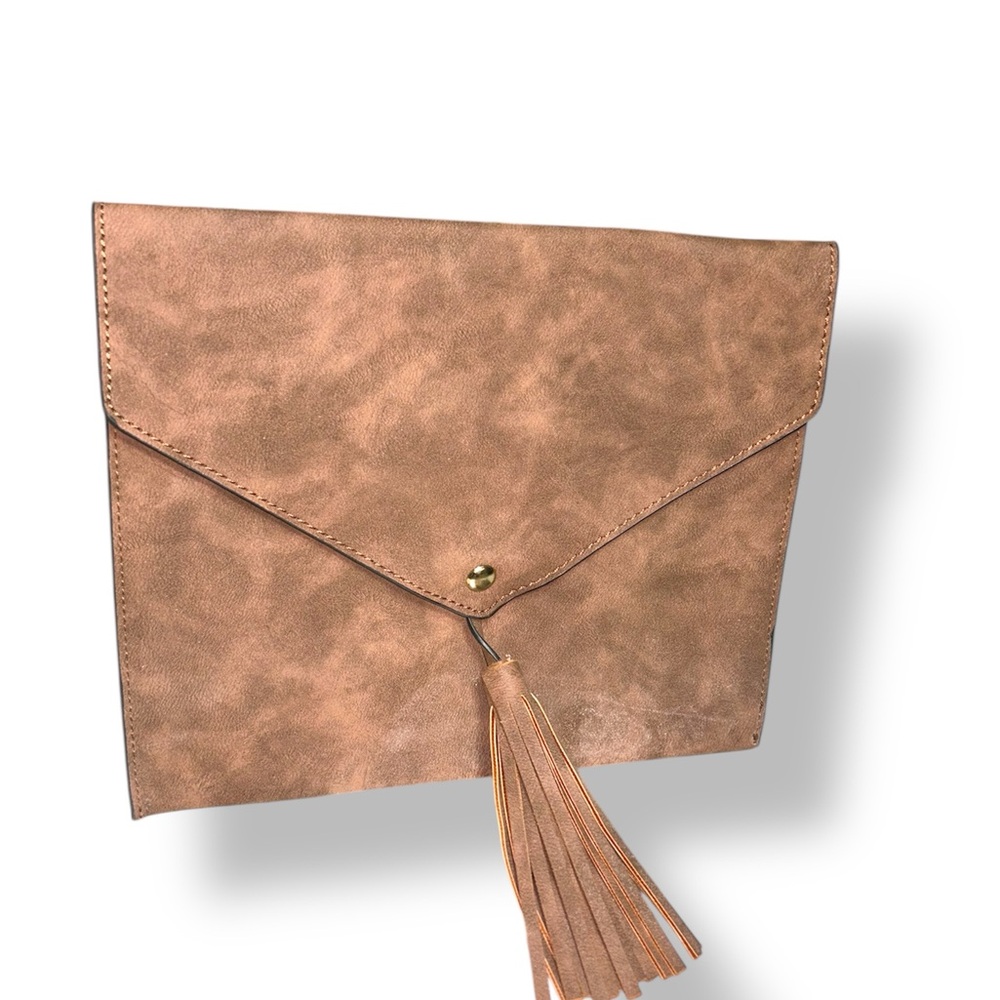 Anthropologie Envelope Clutch with Tassel